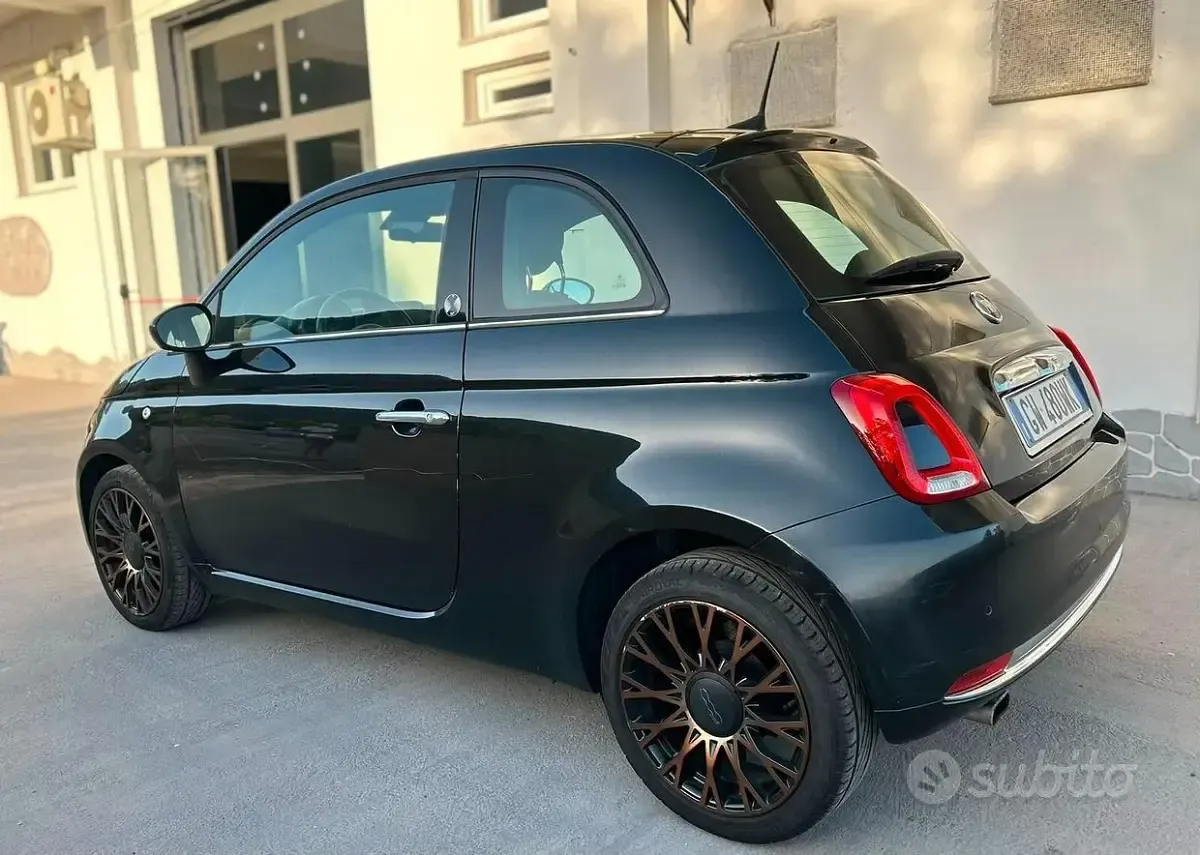Usata Fiat 500 Collezione 69 CV (50 kW) 2019 Nero Berlina