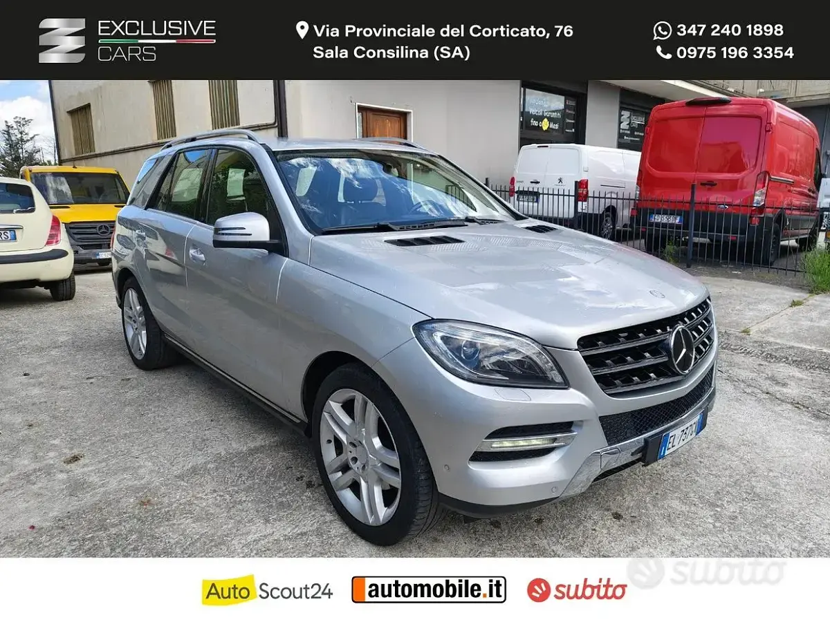 Usata Mercedes ML350 258 CV (189 kW) 2012 Argento SUV