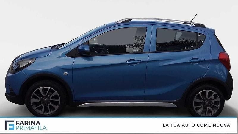 Usata Opel Karl Rocks 75 CV (55 kW) 2018 Azzurro Utilitaria