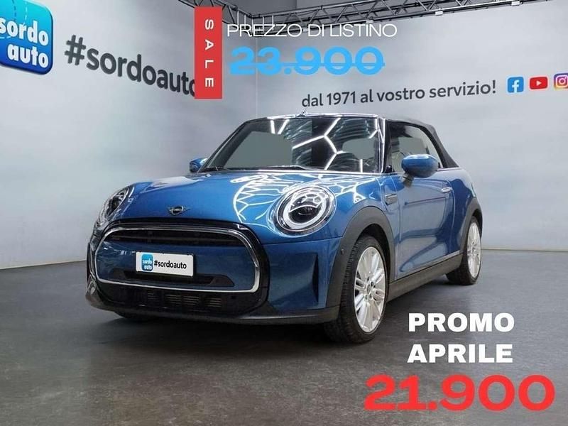Usata Mini Cooper Cabriolet Essential 136 CV (100 kW) 2022 Blu Cabrio