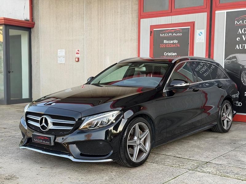 Usata Mercedes C220 Premium 170 CV (125 kW) 2015 Nero Station wagon