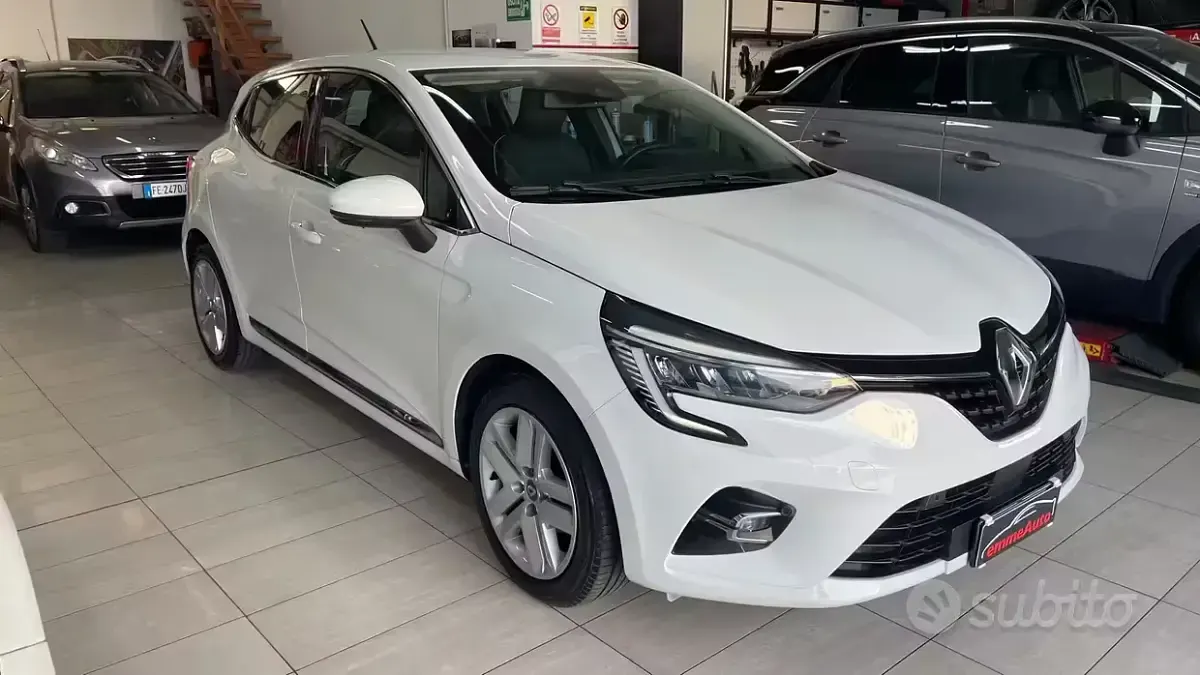 Usata Renault Clio V Intens 86 CV (63 kW) 2020 Bianco Berlina