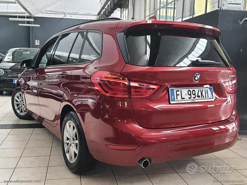 Usata BMW 216 Active Tourer 116 CV (85 kW) 2017 Rosso Monovolume