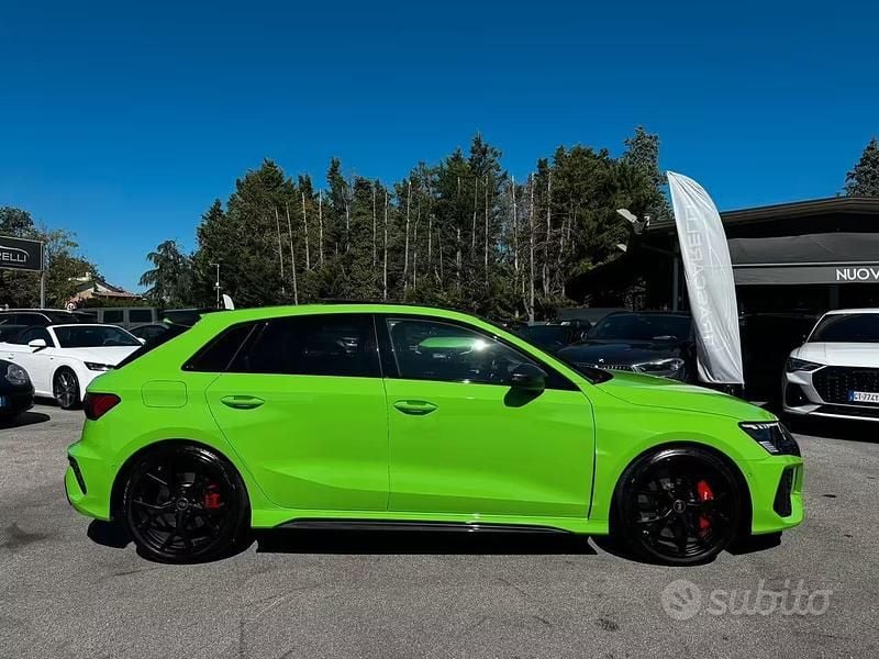 Usata Audi RS3 Design 400 CV (294 kW) 2024 Verde Berlina