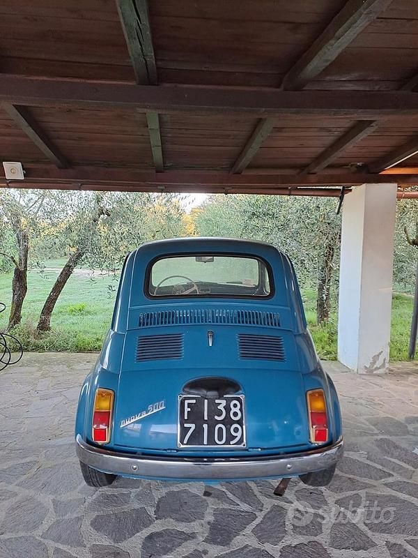Usata Fiat 500 1960 Blu Berlina