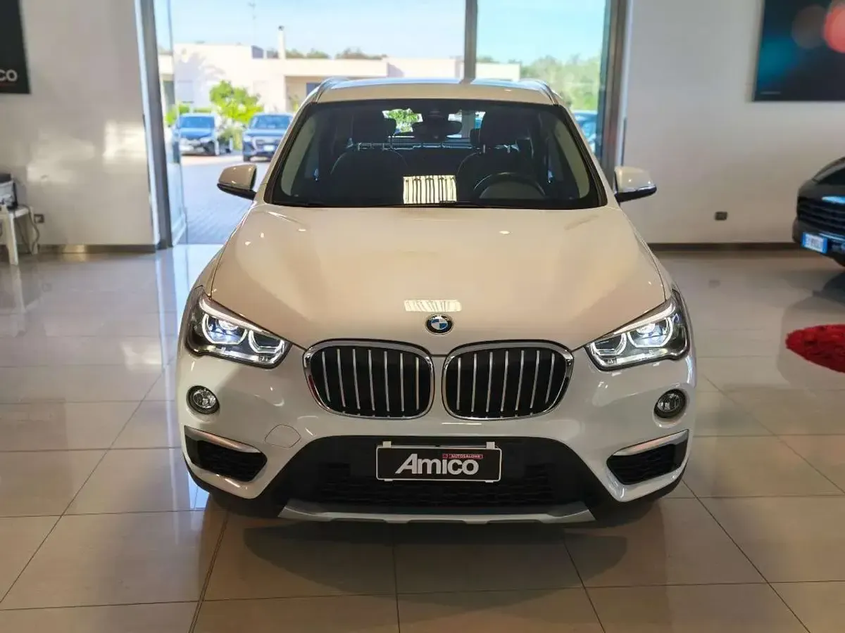 Usata BMW X1 xLine 150 CV (110 kW) 2017 Bianco SUV