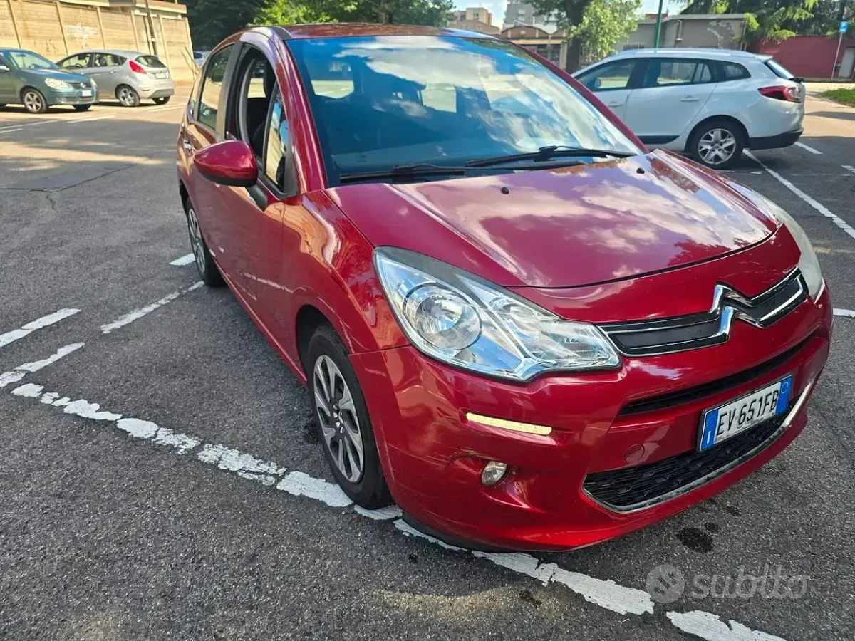 Usata Citroën C3 Exclusive 68 CV (50 kW) 2014 Rosso Berlina