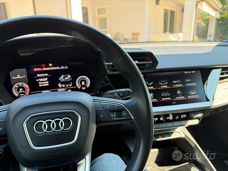 Usata Audi A3 S-Line 200 CV (147 kW) 2023 Bianco Berlina