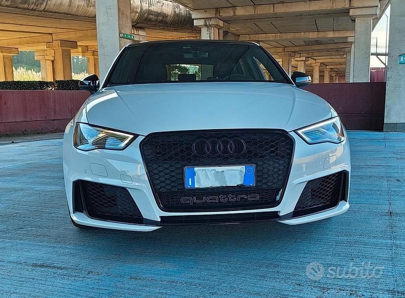 Usata Audi RS3 367 CV (269 kW) 2015 Bianco Berlina