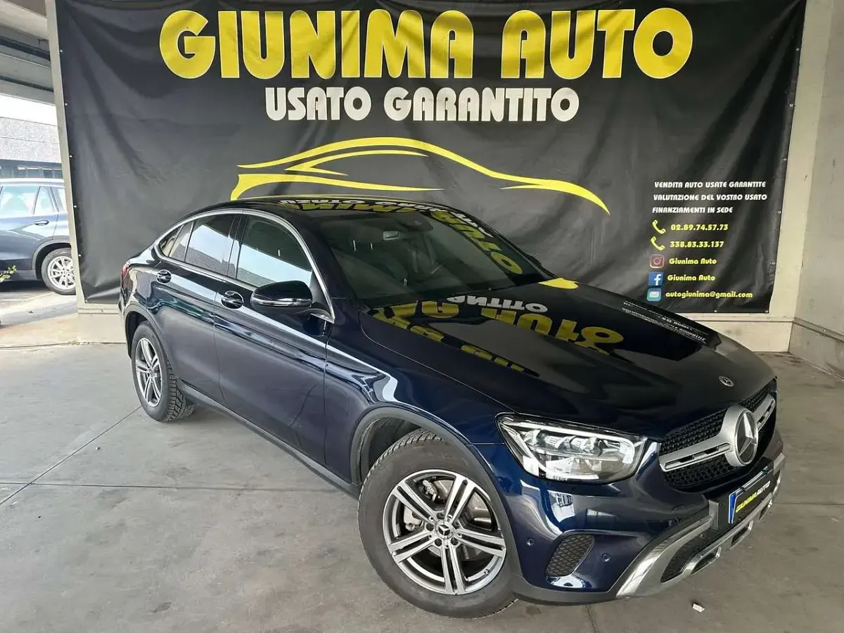 Usata Mercedes GLC200 197 CV (144 kW) 2022 Blu SUV