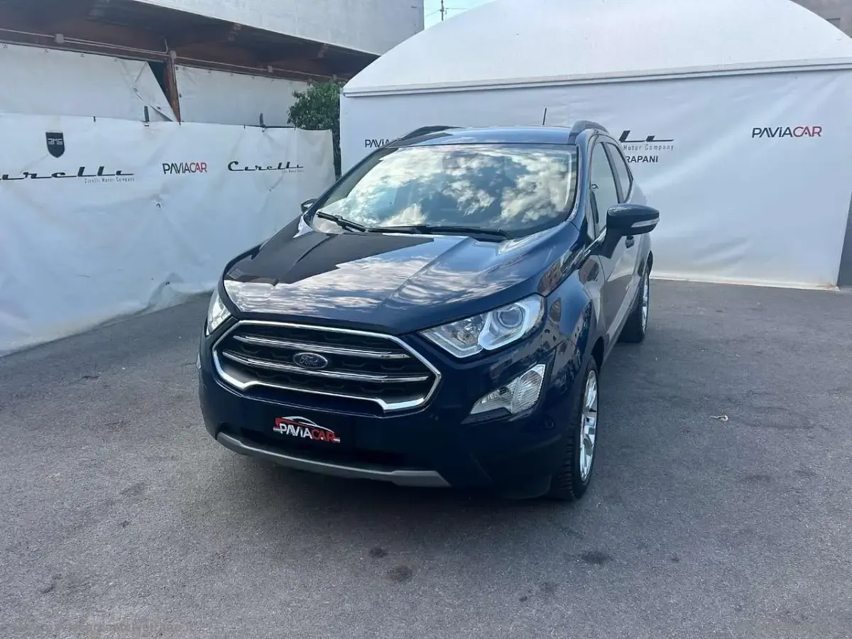 Usata Ford Ecosport ST-Line 125 CV (91 kW) 2021 Blu/azzurro SUV