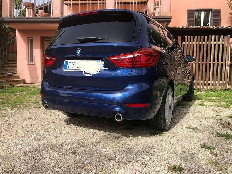 Usata BMW 218 Gran Tourer Advantage 150 CV (110 kW) 2019 Blu/azzurro Monovolume