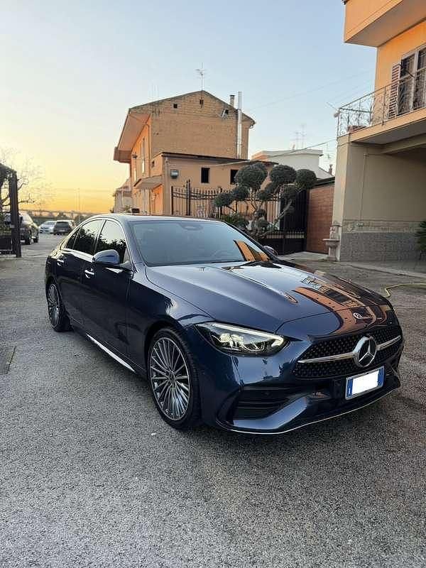 Usata Mercedes C220 Premium Plus 200 CV (147 kW) 2023 Blu/azzurro Berlina