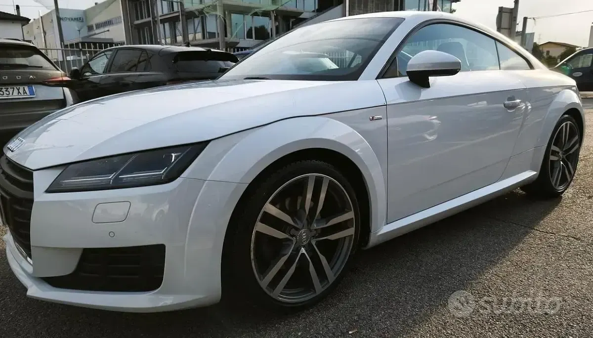 Usata Audi TT S-Line 184 CV (135 kW) 2015 Bianco Coupé