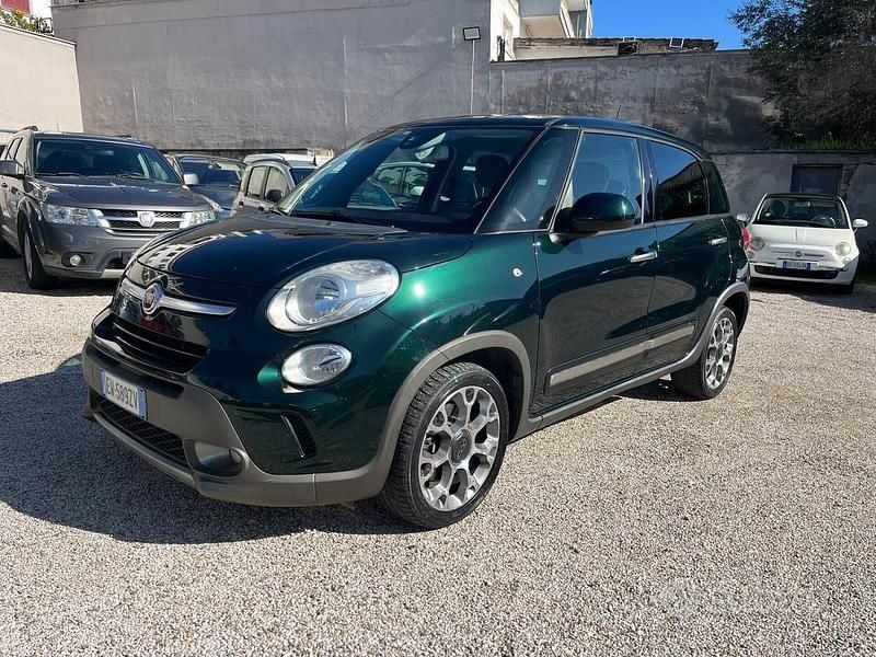 Usata Fiat 500L Trekking 120 CV (88 kW) 2014 Verde Monovolume