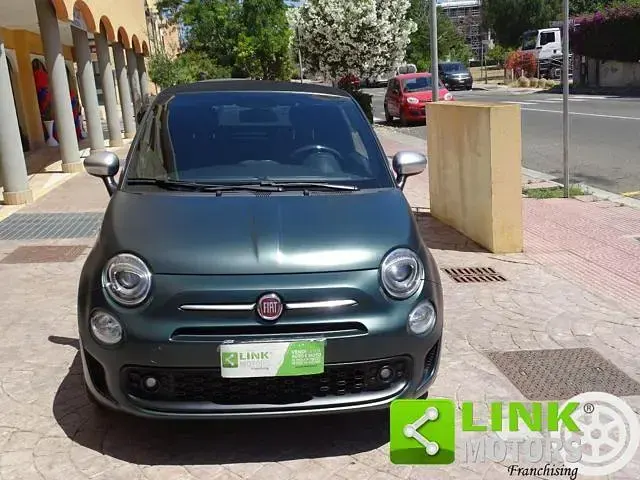 Usata Fiat 500C Rockstar 69 CV (50 kW) 2020 Verde Cabrio