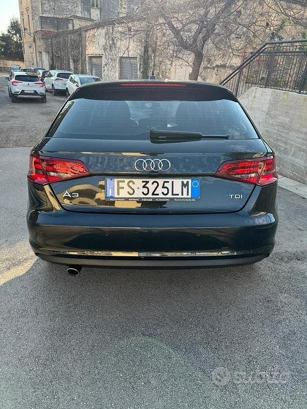 Usata Audi A3 110 CV (80 kW) 2014 Nero Berlina
