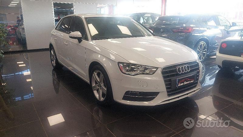 Usata Audi A3 Ambition 110 CV (80 kW) 2016 Bianco Berlina