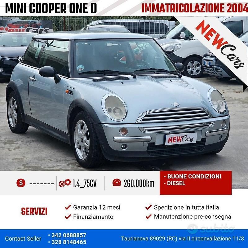 Usata Mini One D 75 CV (55 kW) 2004 Grigio Utilitaria
