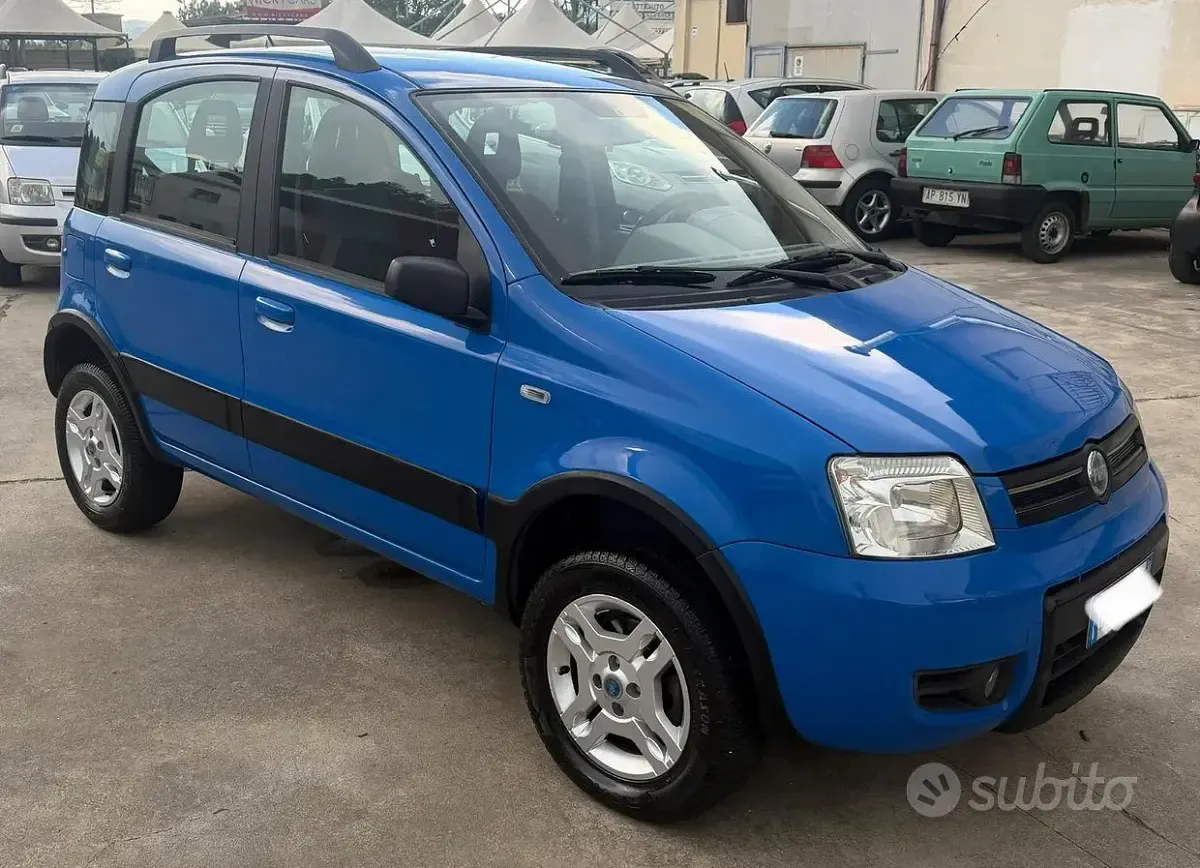Usata Fiat Panda 4x4 69 CV (50 kW) 2007 Blu Utilitaria
