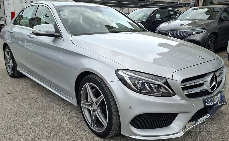 Usata Mercedes C220 Premium 170 CV (125 kW) 2014 Grigio Berlina