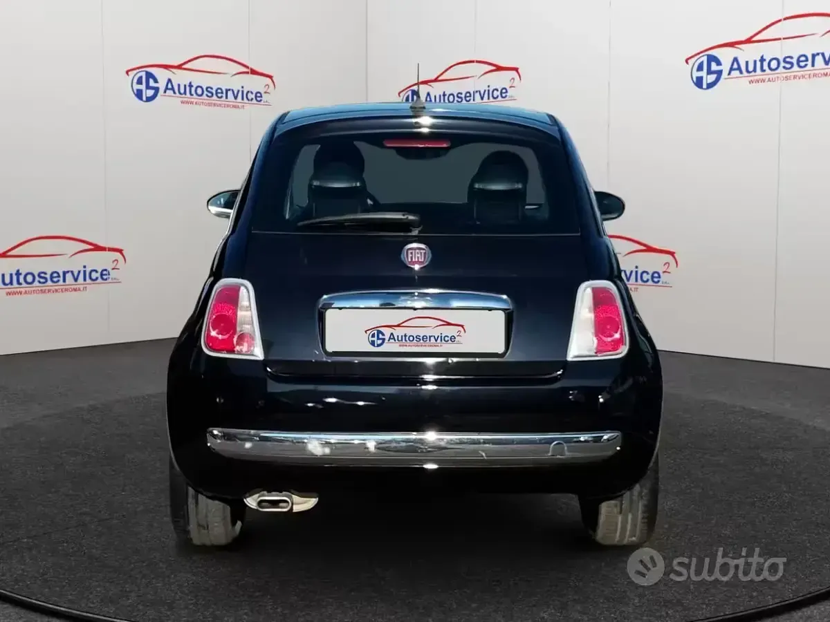 Usata Fiat 500 Lounge 69 CV (50 kW) 2014 Nero Utilitaria