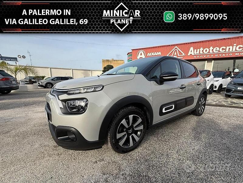 Grigio Usata 2022 Citroën C3 PureTech Berlina | 8790 € (Super prezzo) - Immagine 1/4