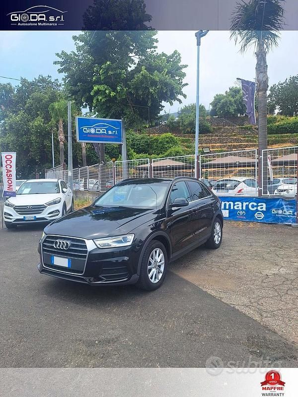 Nero Usata 2015 Audi Q3 SUV | 16.990 € (Buon prezzo) - Immagine 1/4