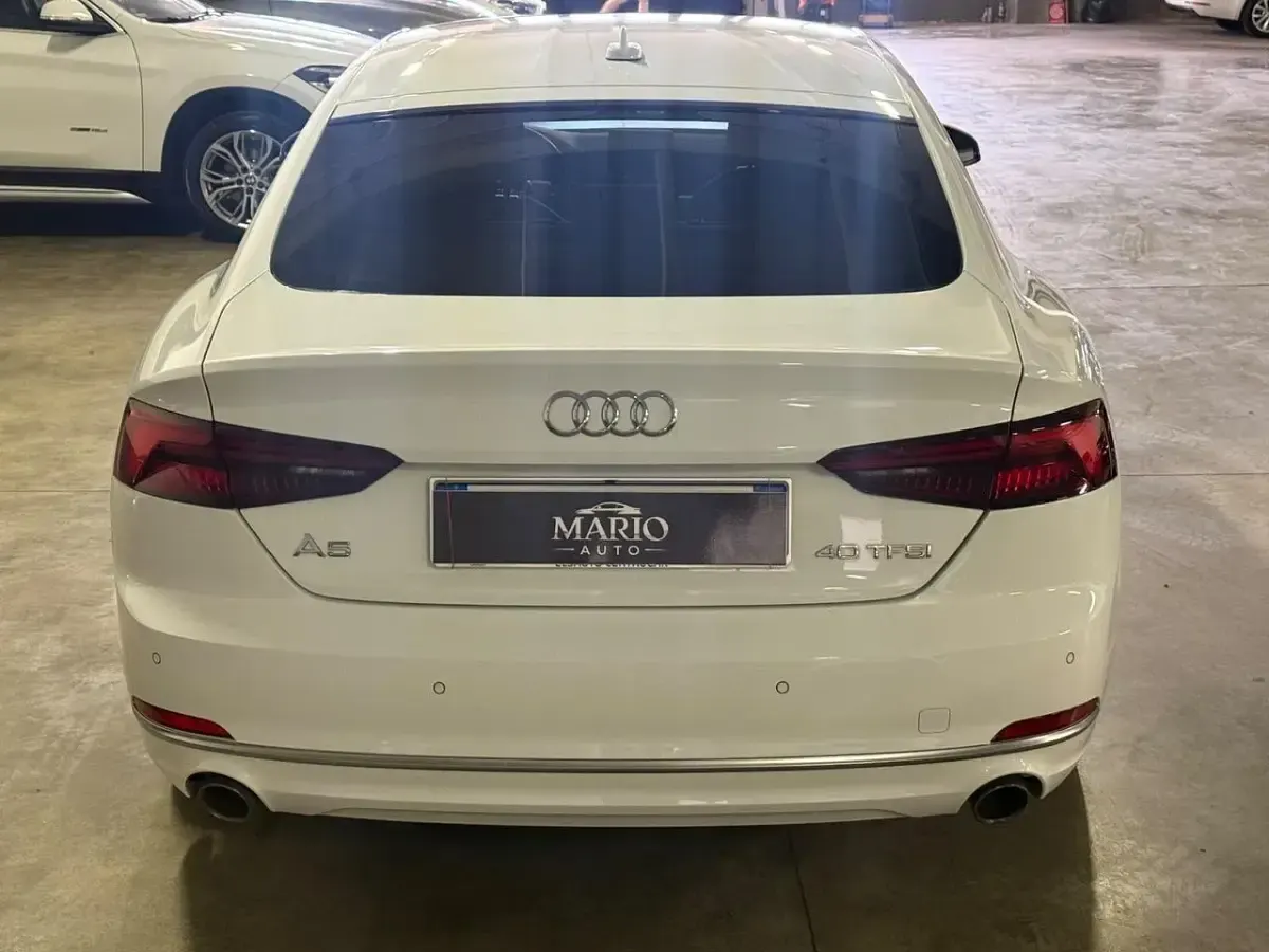 Usata Audi A5 190 CV (139 kW) 2019 Bianco Coupé