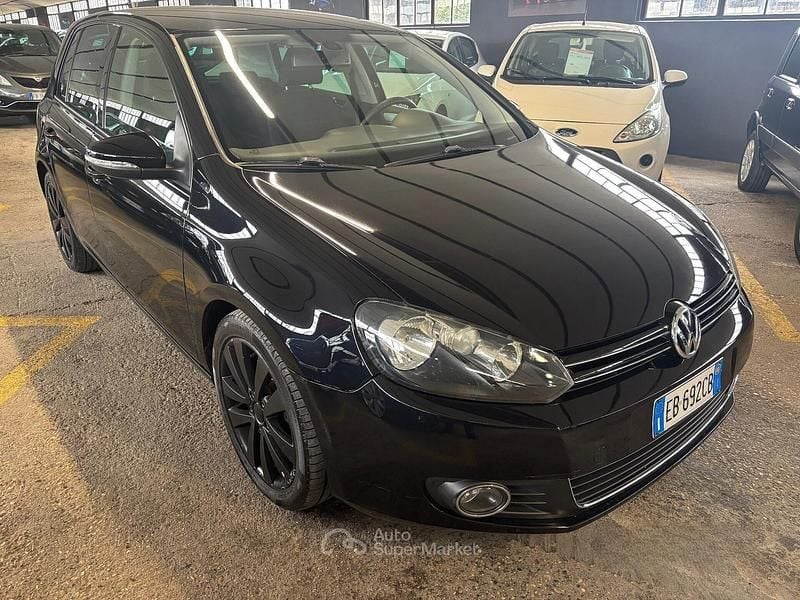 Usata VW Golf VI Highline 140 CV (102 kW) 2010 Nero Utilitaria