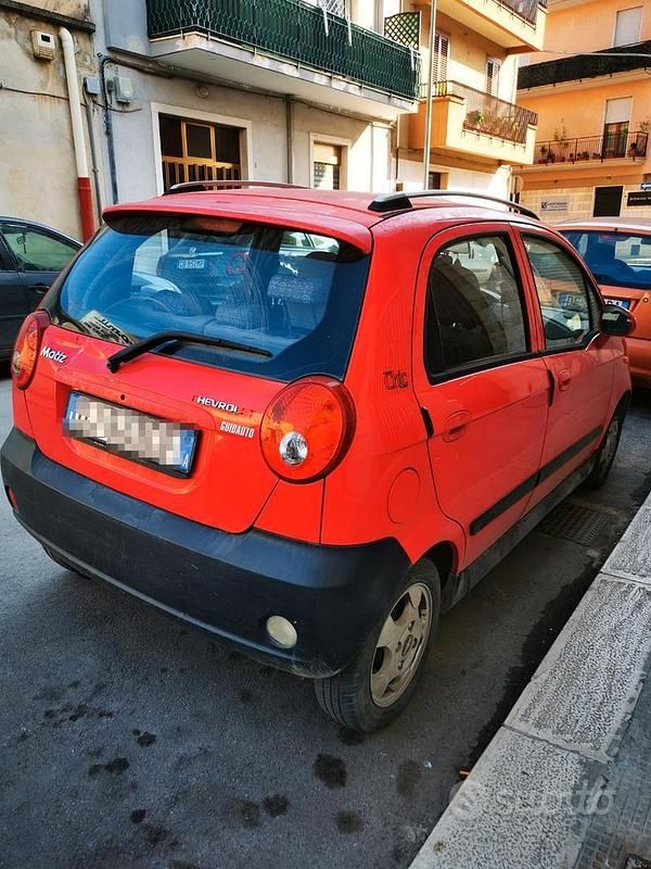 Usata Chevrolet Matiz 2007 Rosso Utilitaria