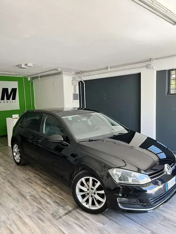 Usata VW Golf VII Highline 105 CV (77 kW) 2013 Nero Berlina