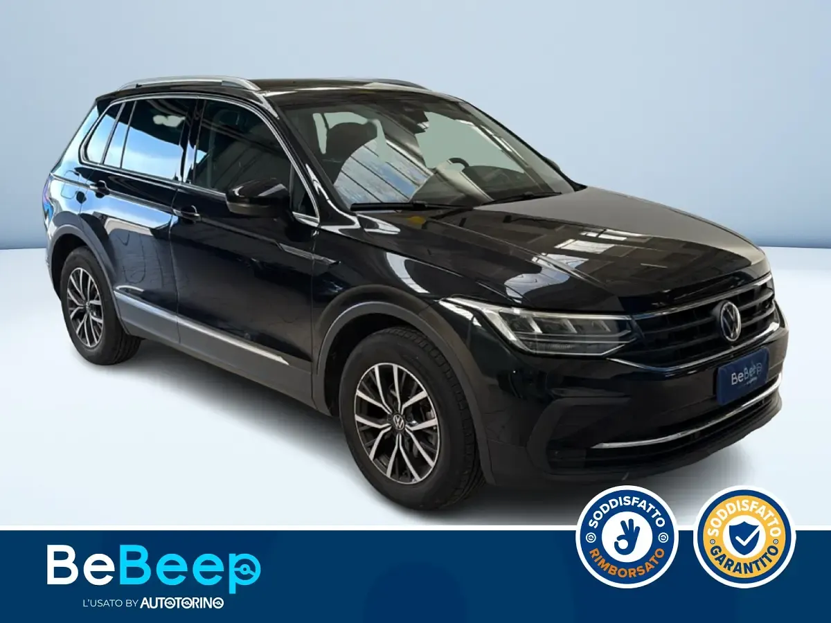 Usata VW Tiguan Life 150 CV (110 kW) 2022 Nero pastello SUV