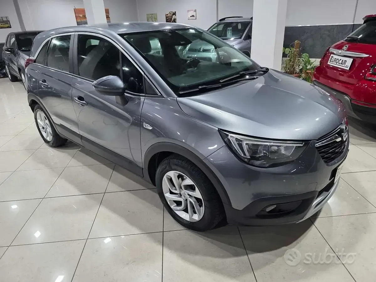 Usata Opel Crossland X 102 CV (75 kW) 2018 Grigio SUV