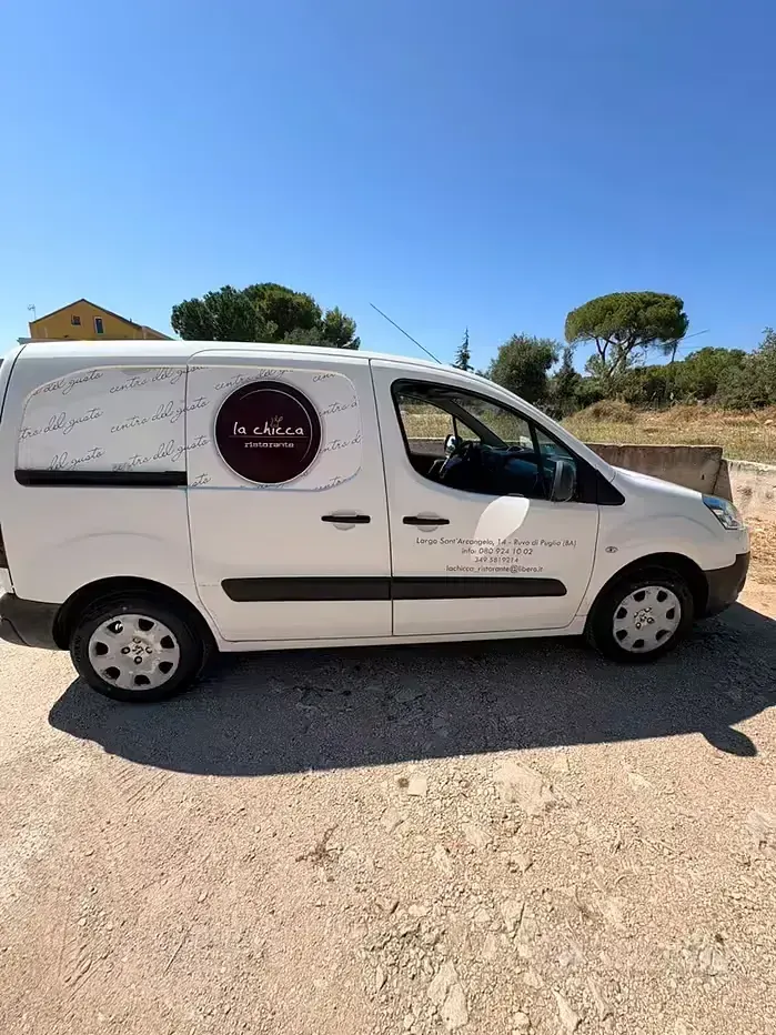 Usata Peugeot Partner 90 CV (66 kW) 2014 Bianco Monovolume