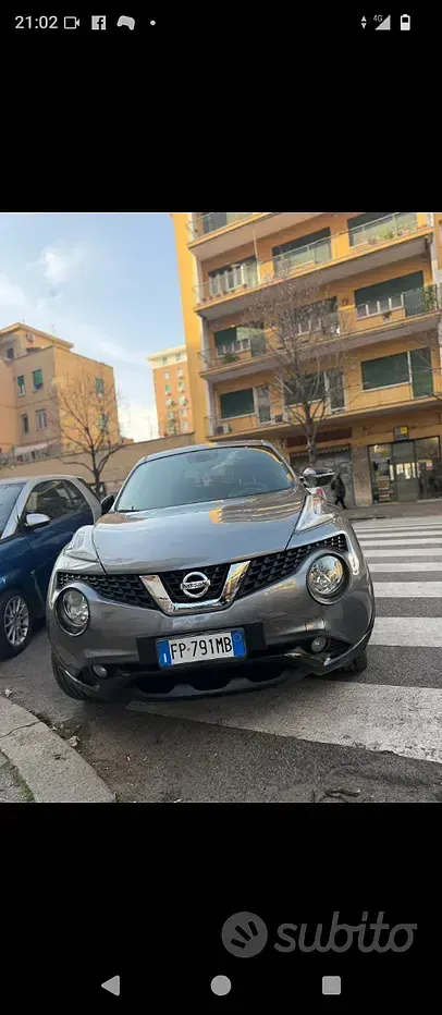 Usata Nissan Juke 110 CV (80 kW) 2018 Grigio SUV