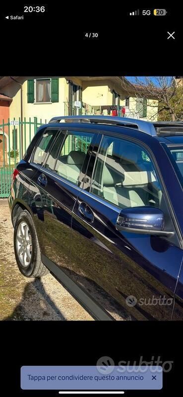 Usata Mercedes GLK350 Premium 231 CV (169 kW) 2011 Blu SUV