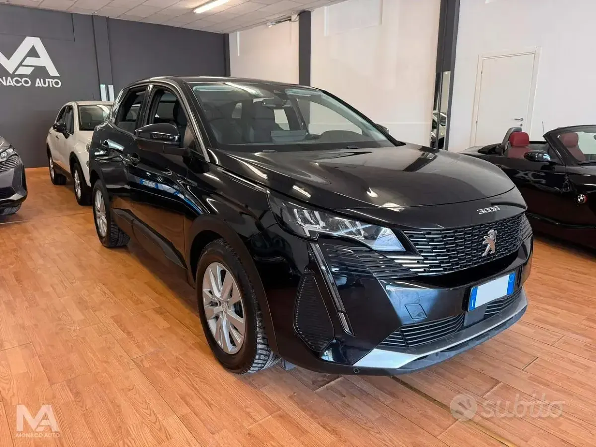 Usata Peugeot 3008 Business-Line 131 CV (96 kW) 2020 Nero SUV