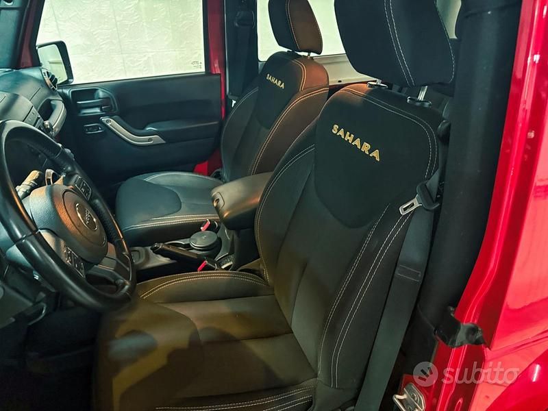 Usata Jeep Wrangler Sahara 2015 Rosso SUV