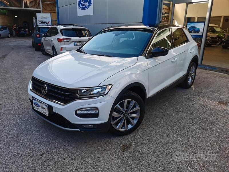 Bianco Usata 2021 VW T-Roc Style SUV | 18.700 € (Ottimo prezzo) - Immagine 1/4
