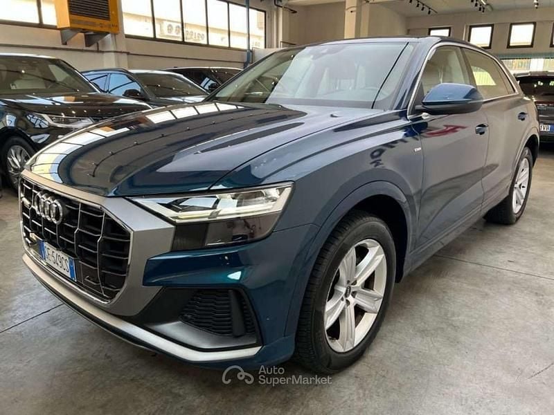 Usata Audi Q8 S-Line 286 CV (210 kW) 2021 Azzurro SUV