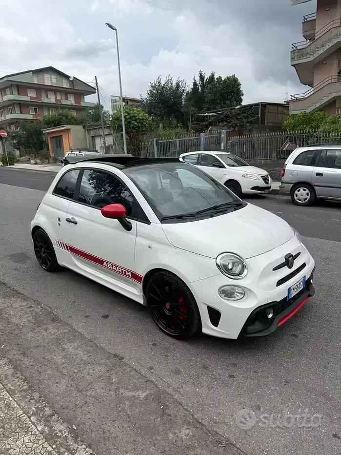 Usata Abarth 595C Competizione 180 CV (132 kW) 2017 Bianco Cabrio