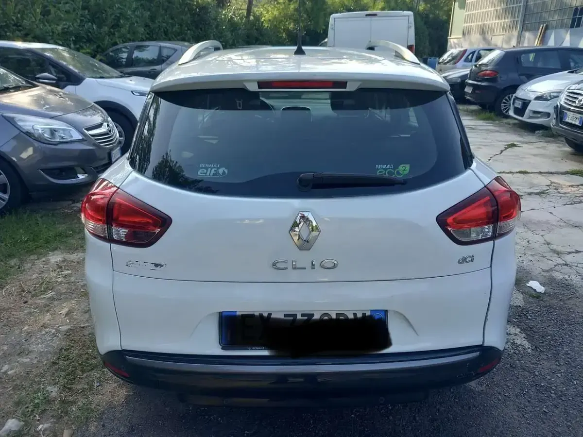 Usata Renault Clio 90 CV (66 kW) 2014 Bianco Station wagon