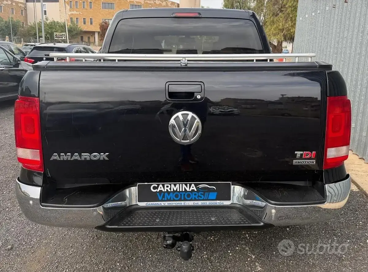 Usata VW Amarok 180 CV (132 kW) 2014 Nero Pick-up