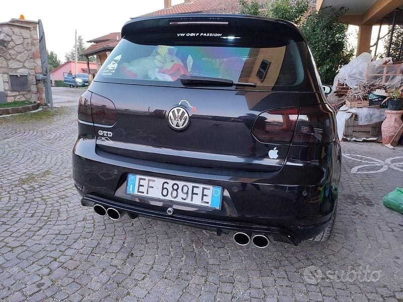 Usata VW Golf VI GTD 170 CV (125 kW) 2011 Nero Utilitaria