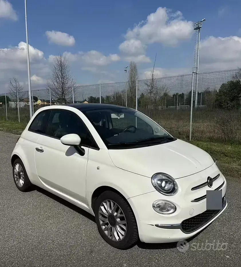 Usata Fiat 500 69 CV (50 kW) 2016 Bianco Utilitaria