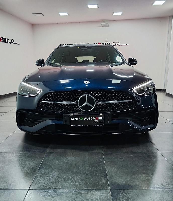 Usata Mercedes C220 Premium Plus 199 CV (146 kW) 2022 Blu Berlina