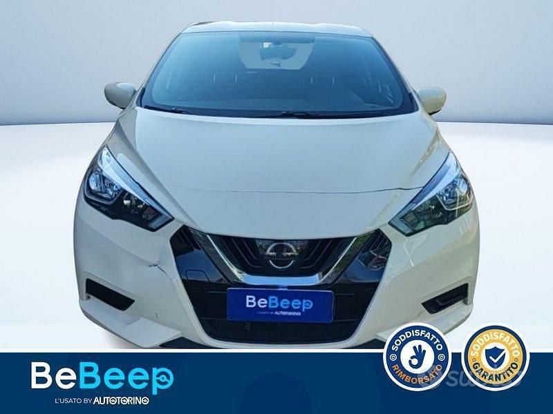 Usata Nissan Micra Acenta 71 CV (52 kW) 2018 Bianco Utilitaria
