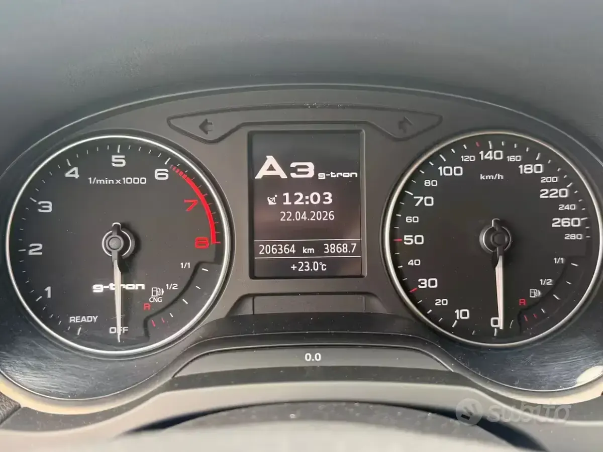 Usata Audi A3 Ambiente 110 CV (80 kW) 2016 Nero Berlina