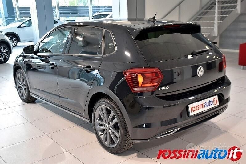 Usata VW Polo Highline 95 CV (69 kW) 2019 Nero Utilitaria